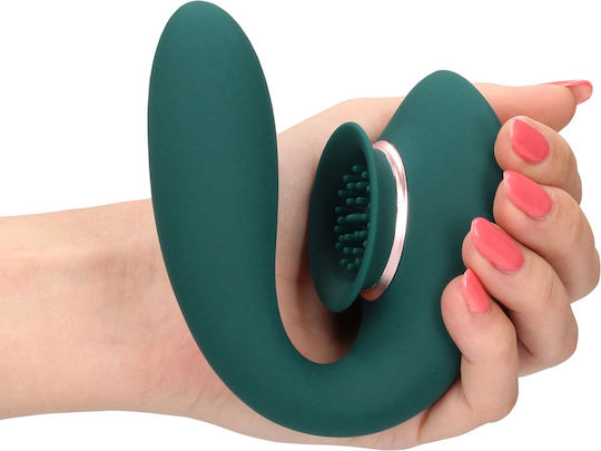 Twitch 3 Rechargeable Triple Stimulation Vibrator Green
