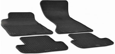 Audi Satz Vorder- und Hintermatten 4Stück aus Gummi für BMW Serie 5 Audi A5 / Vier / RS5 2007-2016 Schwarz