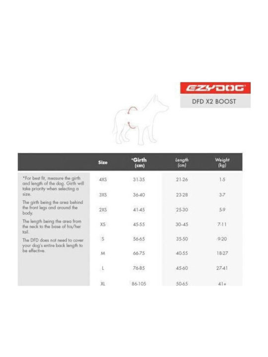EZYDOG Life Jacket Σωσίβιο σκύλου DFD X2 Boost Ροζ XL (L:50-65cm) (G:86-105cm)