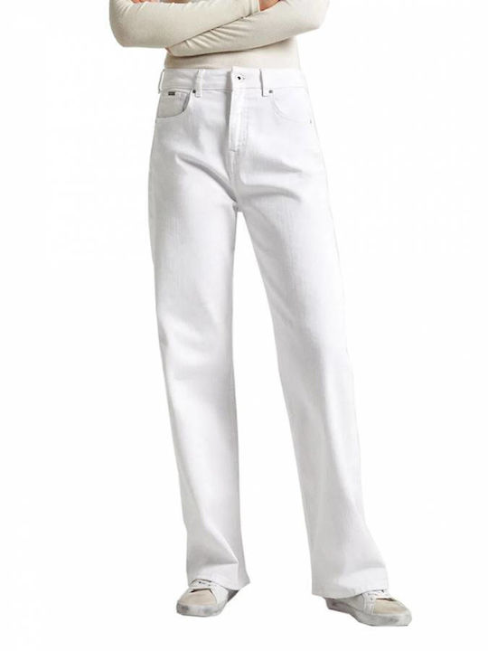 Pepe Jeans Damenjeanshose in Lockerer Passform WHITE