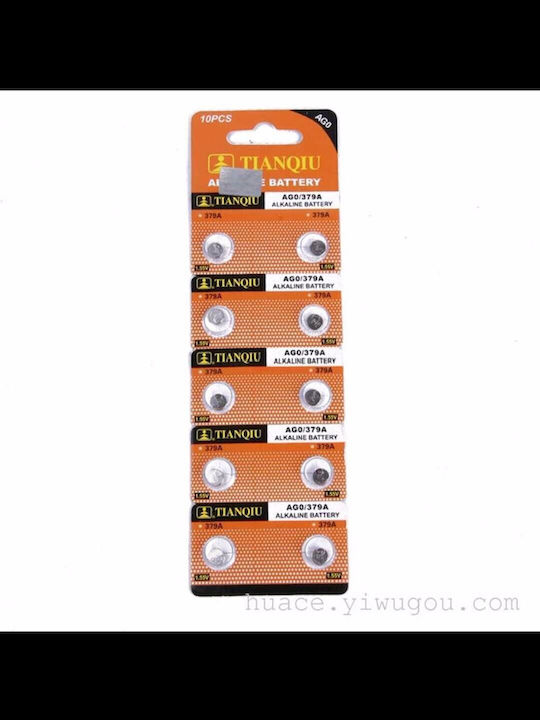 Alkaline Watch Batteries LR63 1.55V 10pcs