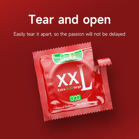 Condoms 3pcs For Large Sizes Thin For Natural Feeling Natural