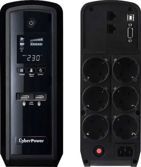 CyberPower CP1350EPFCLCD UPS Line-Interactive 1350VA 810W