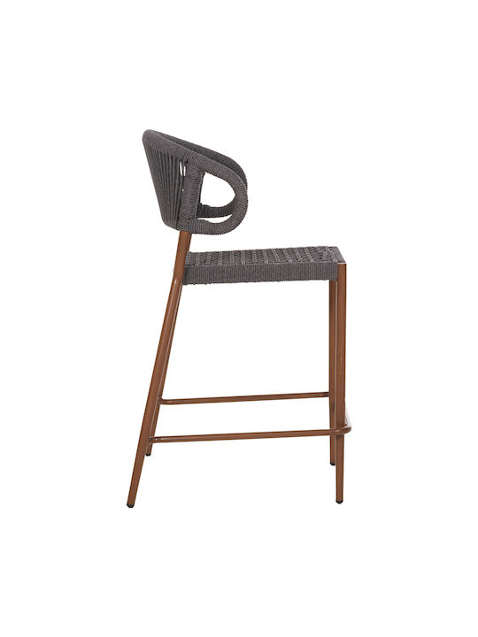 Stool for Bar Outdoor Gray 60x60x99cm