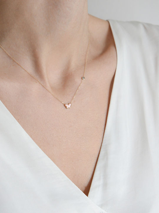 Kritsimis Chic Kinderkette Schmetterling Gold 9K Kritsimis Chic Kinderkette Schmetterling Gold 9K