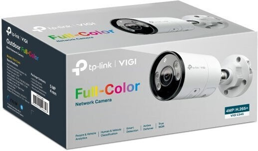 TP-LINK VIGI C345 v1 IP Surveillance Camera Full HD+ 4MP Waterproof with Two-Way Communication and Lens 4mm