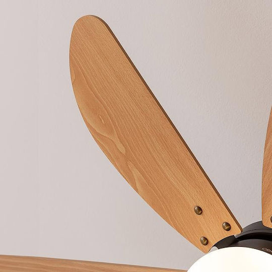Cecotec EnergySilence Aero 360 Ανεμιστήρας Οροφής 91.5cm με Φως Black&Wood
