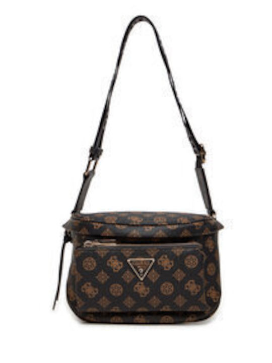 Guess Power Play Geantă de damă Crossbody Maro