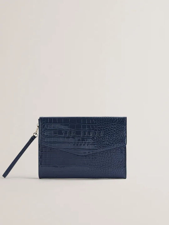 Ted Baker Crocey Women's Envelope Blue