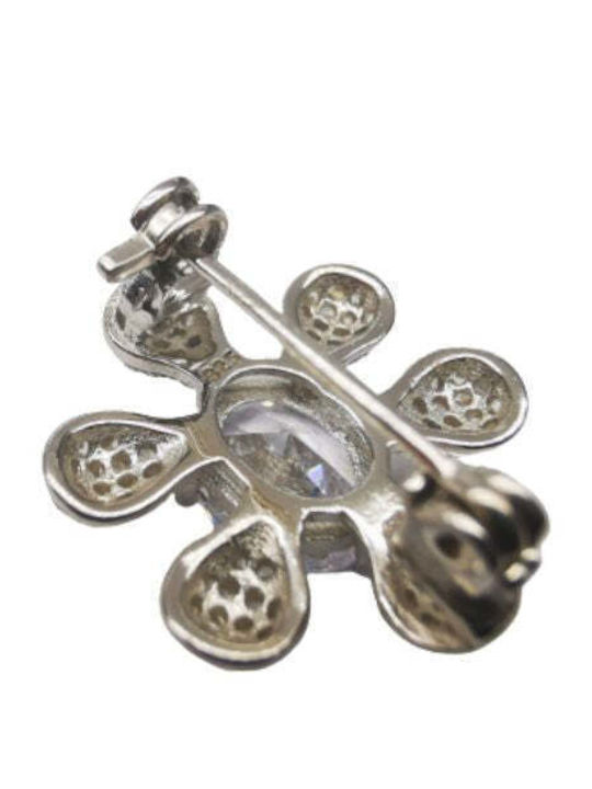 Brosa Silber 925 Blume