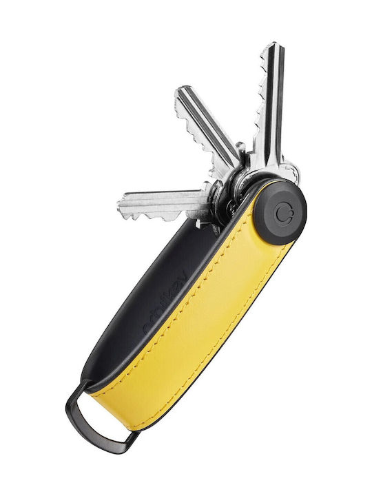 Orbitkey Hybrid Leather Key Organiser Κλειδοθήκη Μπρελόκ Solar Yellow Orbitkey Hybrid Leather Key Organiser Κλειδοθήκη Μπρελόκ Solar Yellow