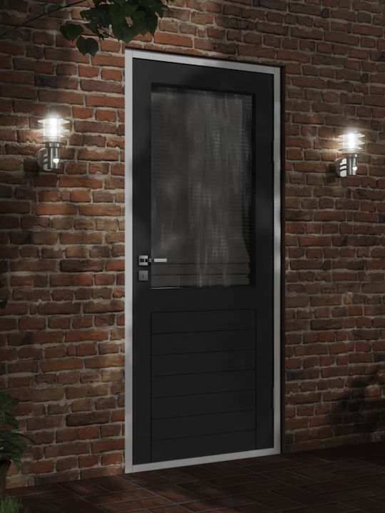 vidaXL Επιτοίχιο Εξωτερικό Φωτιστικό E27 IP44 15.5x15.5x28εκ.