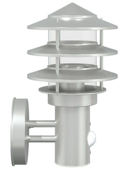 vidaXL Επιτοίχιο Εξωτερικό Φωτιστικό E27 IP44 15.5x15.5x28εκ.