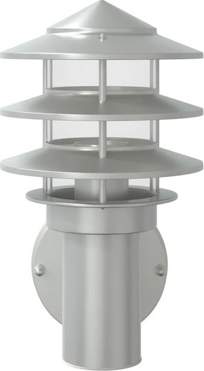 vidaXL Стенно Външно Осветително Тяло E27 IP44 15.5x15.5x28εκ.