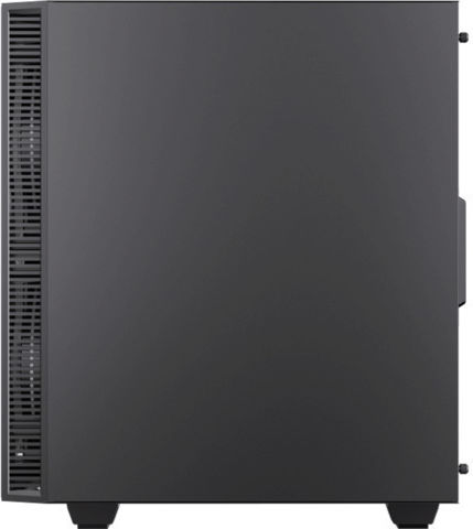 GameMax Black Hole Gaming Midi Tower Κουτί Υπολογιστή με Πλαϊνό Παράθυρο και RGB Φωτισμό Μαύρο