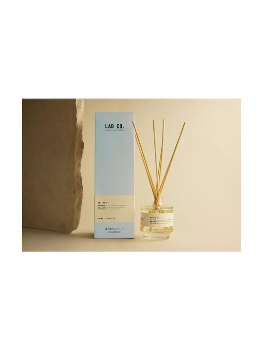 Αρωματικό Χώρου Στικς 100ml Myrtle #1 Diffuser Lab Co
