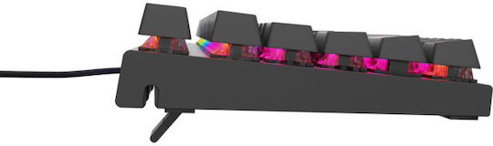 Genesis Thor 303 TKL Gaming Mechanical Keyboard Tenkeyless with Outemu Brown switches and RGB lighting (English US)