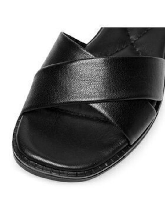 Women's Flat Sandals in Black Color