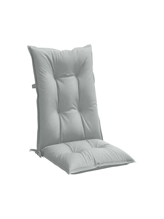 vidaXL Perna Scaunului De Grădină Cu Spătar Gri Deschis 2 Bucăți 50x120cm