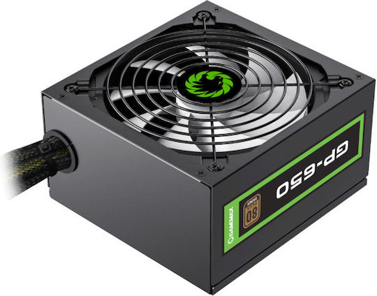 GameMax GP-650 650W Μαύρο Τροφοδοτικό Υπολογιστή Full Wired 80 Plus Bronze