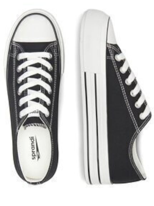 Damen Flatforms Sneakers Schwarz