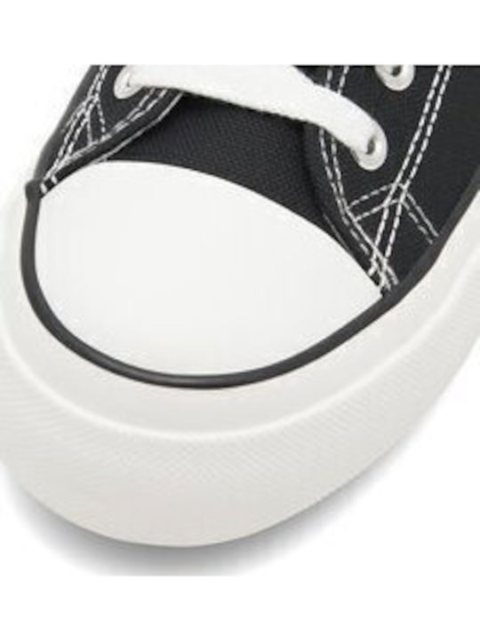 Damen Flatforms Sneakers Schwarz