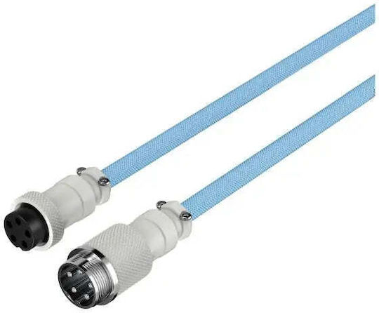 HyperX Spirale USB 2.0 Kabel USB-C männlich - USB-A Blau 1m