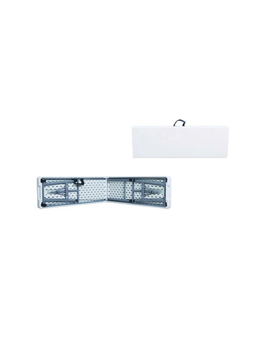 Pik Bench Outdoor Metal White 180x25x43cm