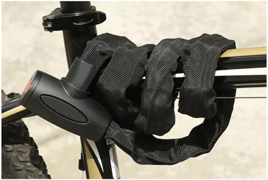 Bicycle Cable Lock with Key Black