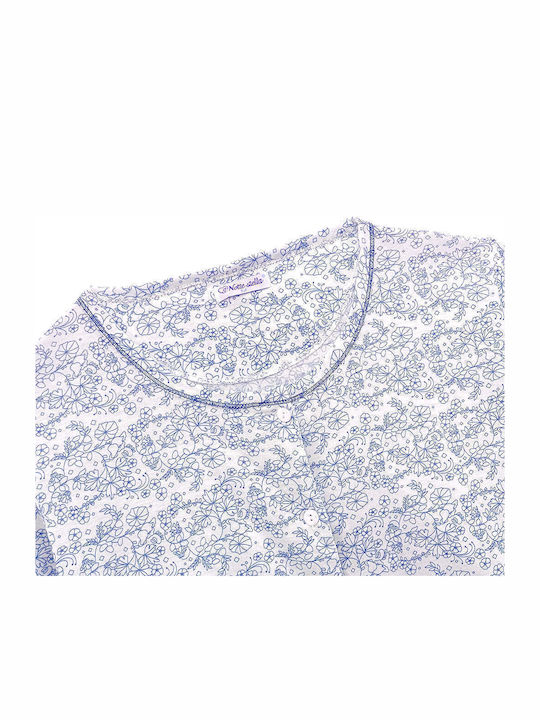 Damen Baumwoll-Pyjama-Set mit Knöpfen Gp-60458