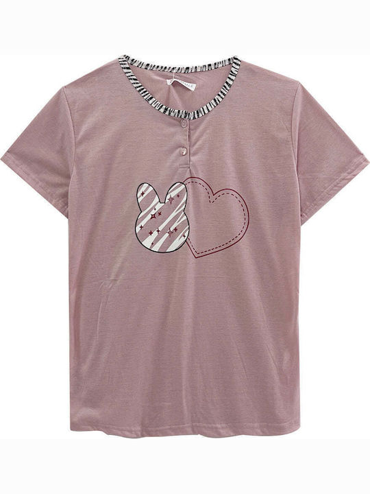 Women's Cotton Pajama Set 3 Pieces Animal Print Gp-29208