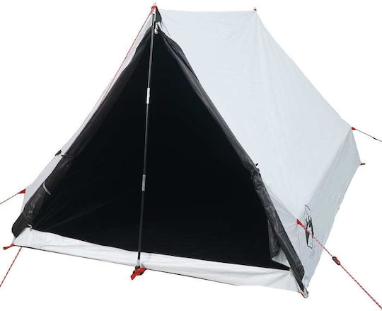 vidaXL White Camping Tent for 2 People