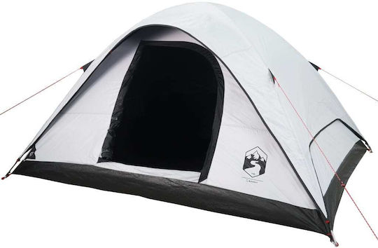 vidaXL Σκηνή Camping Igloo Λευκή για 6 Άτομα 270x210x145εκ.