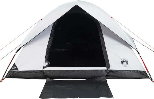 vidaXL Σκηνή Camping Λευκή για 6 Άτομα 305x305x183εκ.