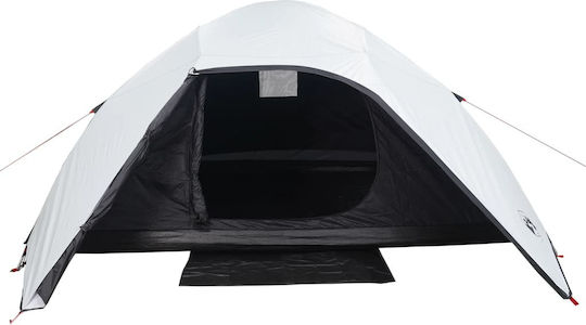 vidaXL Σκηνή Camping Igloo Λευκή για 6 Άτομα 335x396x178εκ.