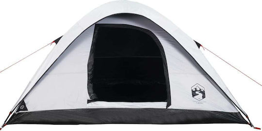 vidaXL Σκηνή Camping Igloo Λευκή για 6 Άτομα 270x210x145εκ.