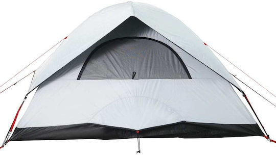 vidaXL Σκηνή Camping Λευκή για 6 Άτομα 305x305x183εκ.