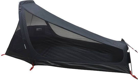 vidaXL Campingzelt Tunnel Klettern Weiß für 1 Person Wasserdicht