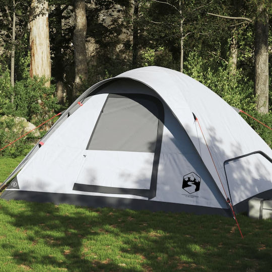vidaXL Σκηνή Camping Igloo Λευκή για 6 Άτομα 270x210x145εκ.