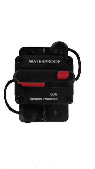 Eval Waterproof Boat Thermal Fuse 60A / 12V