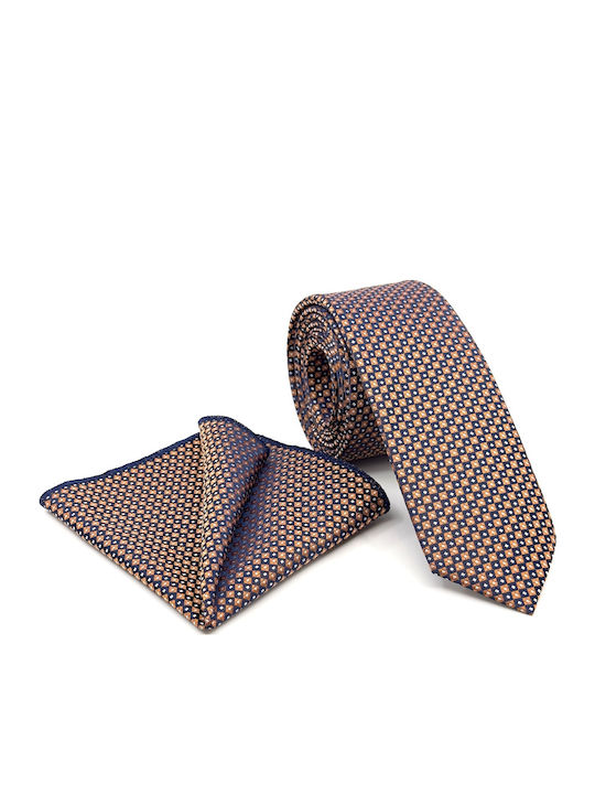 Legend Accessories Men's Tie Set Printed in Red Color