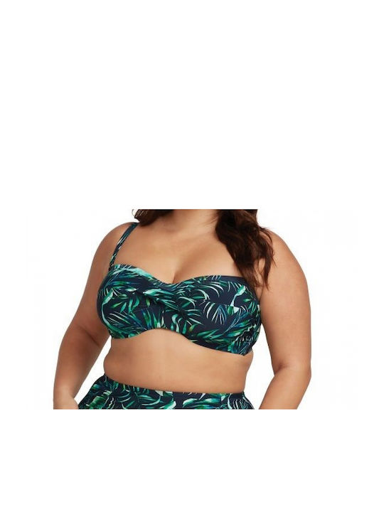 Artesands Strapless Bikini Top Μπλε