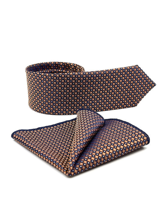Legend Accessories Men's Tie Set Printed in Red Color
