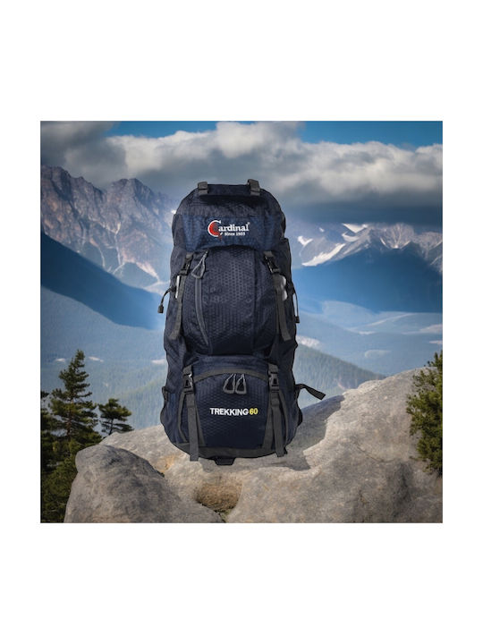 Cardinal Waterproof Mountaineering Backpack 60lt Blue
