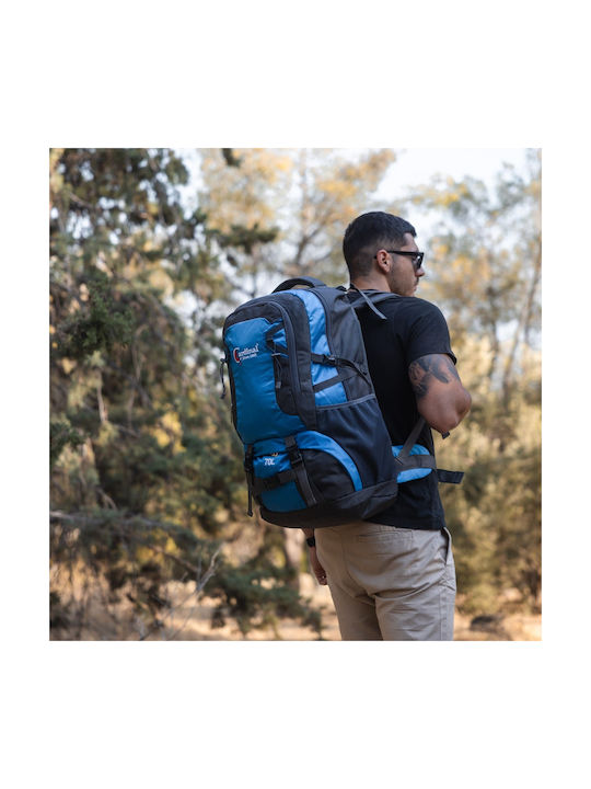 Cardinal Waterproof Mountaineering Backpack 70lt Light Blue