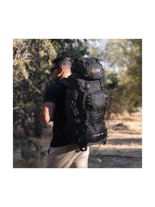 Cardinal Waterproof Mountaineering Backpack 90lt Black