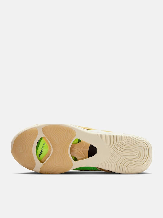 Tatum 1 High Basketball Shoes Fossil / Sesame / Electric Green / Black