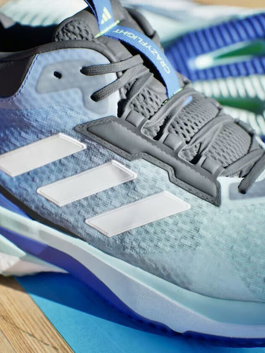 Adidas Crazyflight 5 Mid Ανδρικά Αθλητικά Παπούτσια Βόλεϊ Λευκό / Θαλασσί / Μπλε