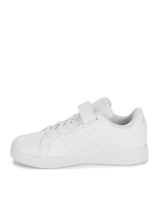 Grand Court GRAND COURT 2.0 EL C Kids Sneakers with Scratch White