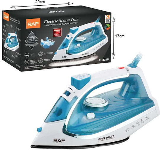 Raf R.1128b Steam Iron 2200W with Ceramic Plate